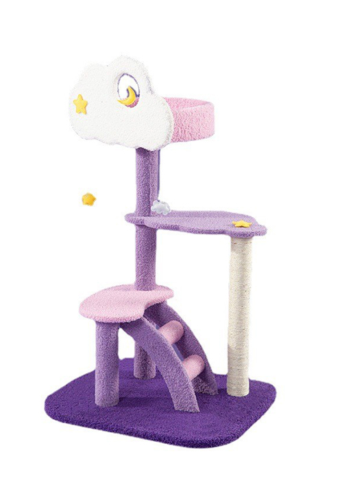 YD small cat climbing tree